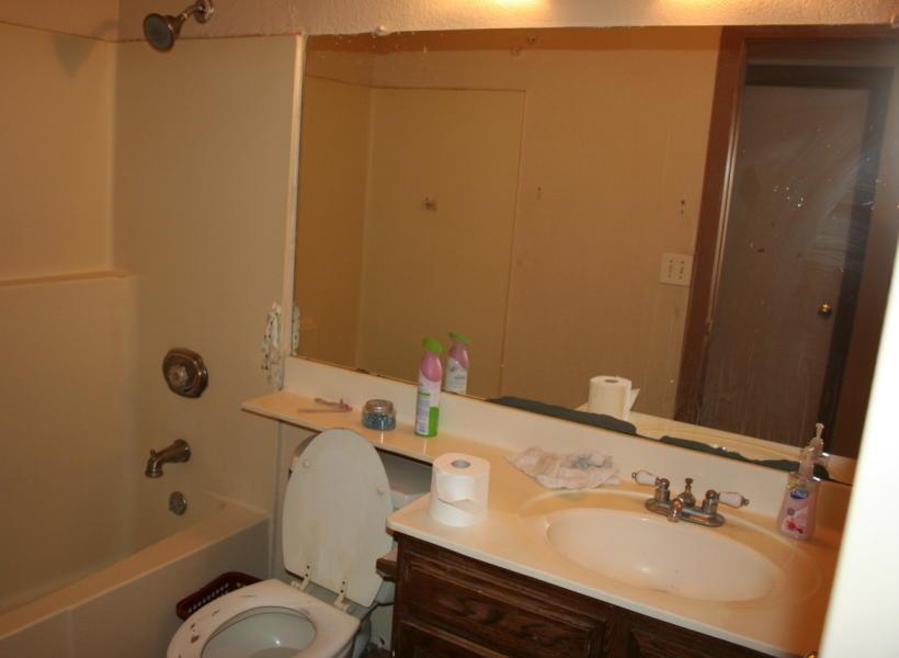 before after renovation remodeling project bathroom Phoenix Arizona home house for sale photo