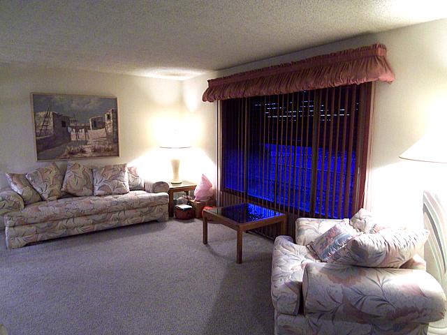 retro 1980s décor living room pouf valance pastel sofa couch Phoenix home house real estate