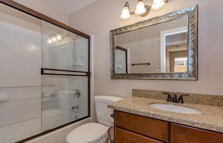 before after renovation remodeling project bathroom Phoenix Arizona home house for sale photo