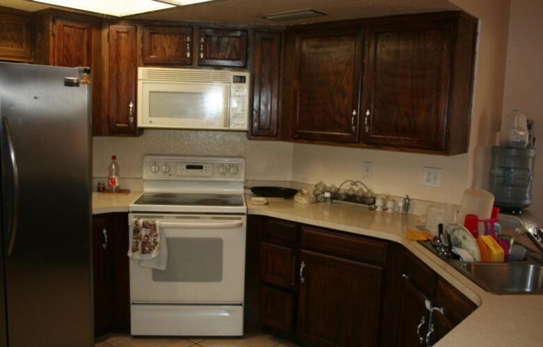 before after renovation remodeling project kitchen Phoenix Arizona home house for sale photo