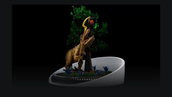 This Month’s PS Stars Digital Collectible Is Inspired by PS1’s Iconic T-Rex Tech Demo