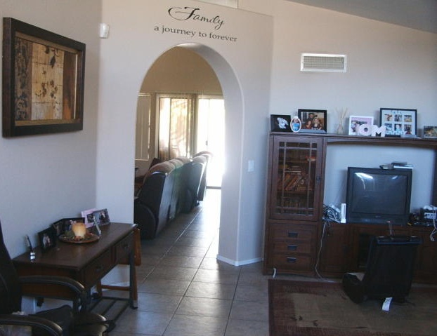 stupid dumb saying sign family a journey to forever Gilbert Arizona home house for sale photo