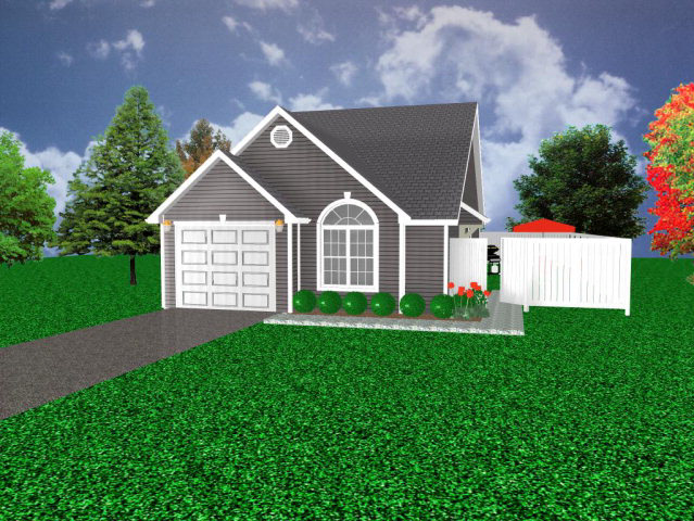 fake photoshopped rendering picture photo of new house for sale Owensboro Kentucky