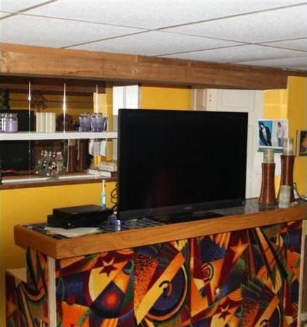wet bar ugly tacky gaudy Las Vegas type colorful carpet Florissant Missouri home house for sale real estate photo