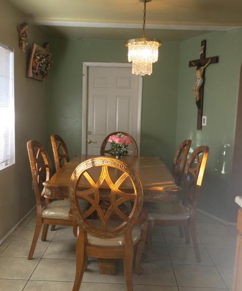 crucifix small dining room Glendale Arizona home house for sale real estate photo