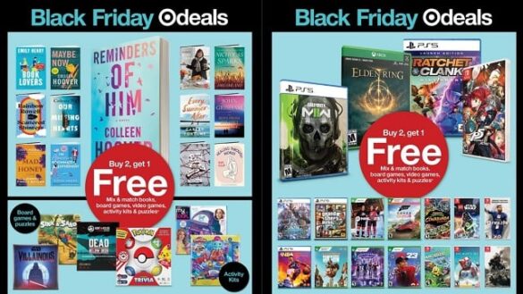 Target Black Friday 2024 Buy 2 Get 1 Free Game Deals Live