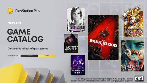 PS Plus Premium and Extra New January 2024 Games Include Back 4 Blood