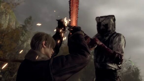 Resident Evil 4 Remake Demo Surprises Players With Flaming Chainsaw Man in Special Difficulty Mode